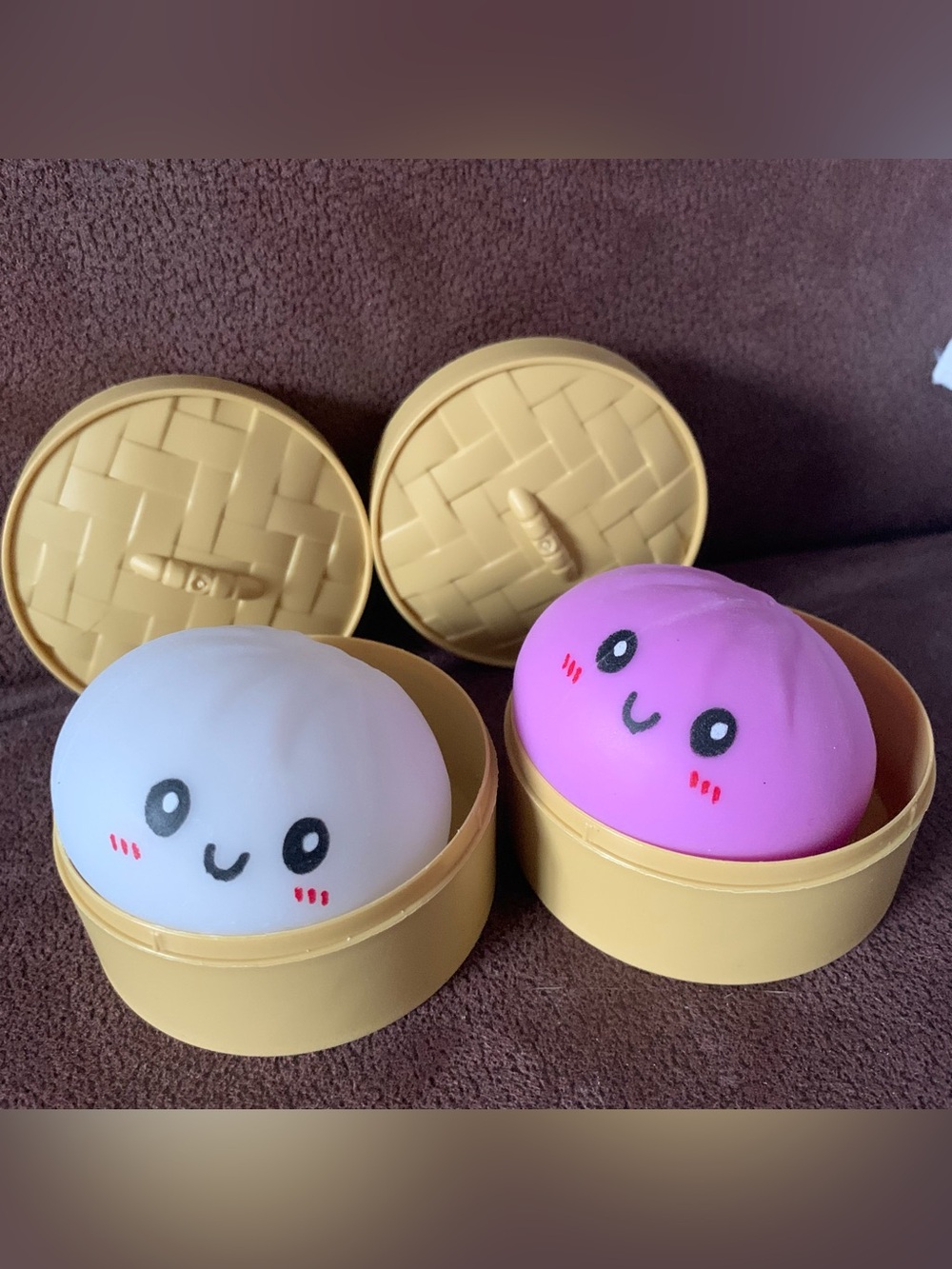 Cute Dumpling Squishy Fidget Squeeze Toy squish set 2